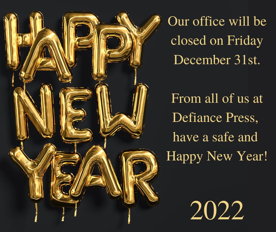 Read more about the article Our office will be closed on Friday, December 31st. Have a safe and Happy New Year!