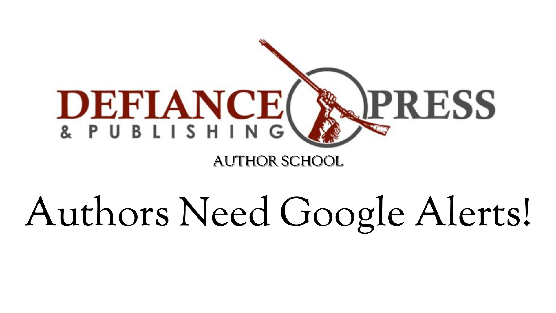 Read more about the article Authors Need Google Alerts!